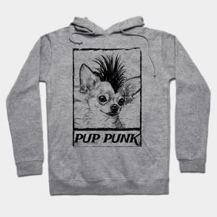 pup punk - punk rockers Hoodie